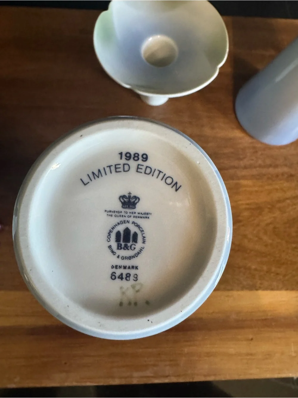 Bing & Grondahl B&G Porcelain Limited Edition Year Vases Set of 3 87-89